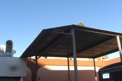 Metal canopy