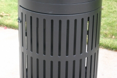 Metal Trash Can