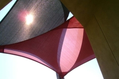 Overlapping Shade Sails