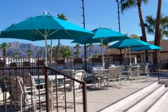 Poolside Umbrellas