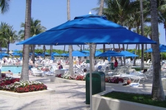 Single Post Fabric Umbrella